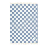 Find Checkerboard Blanket Denim/White - Maison Deux at Bungalow Trading Co.