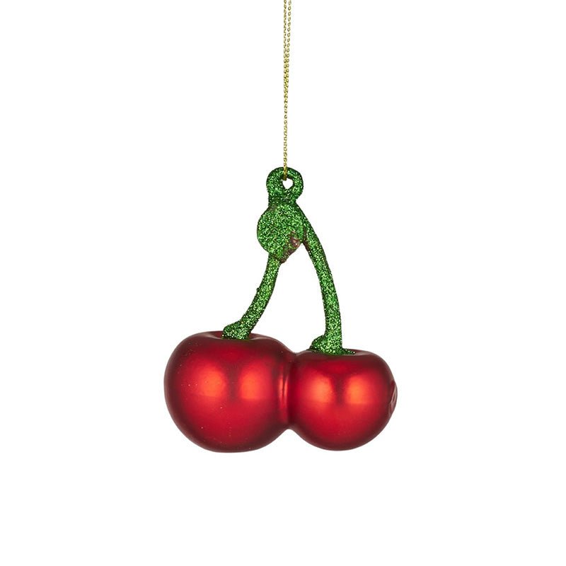 Find Cherries Glass Ornament - Coast to Coast at Bungalow Trading Co.