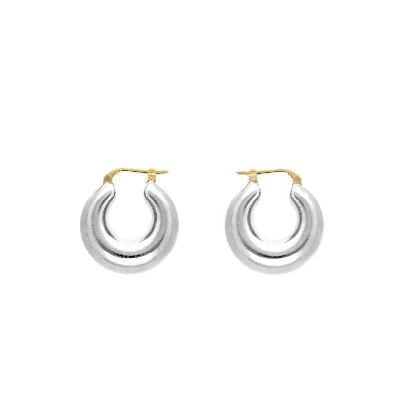 Find Circlet Earrings Silver - Vanessa Baroni at Bungalow Trading Co.