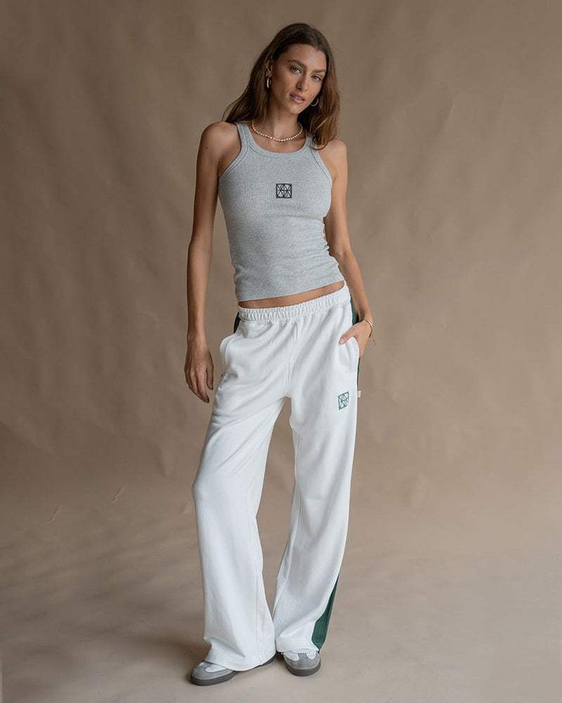 Find Classic Trackpant Snow - Araminta James at Bungalow Trading Co.