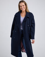 Clemence Coat Navy