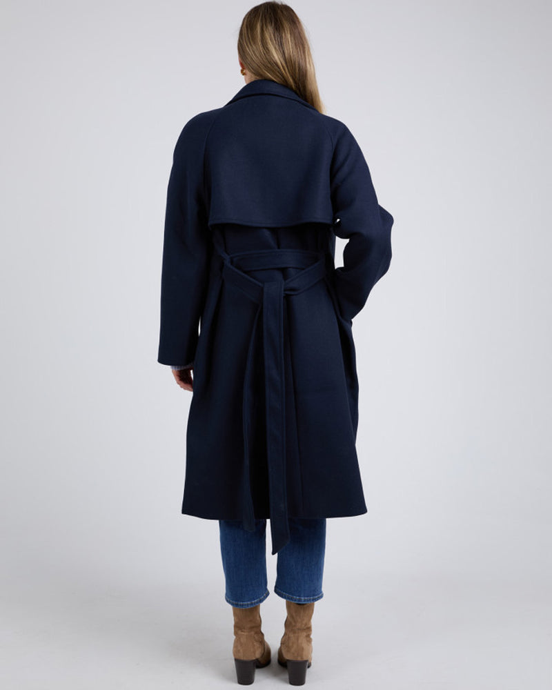 Clemence Coat Navy