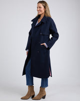 Clemence Coat Navy