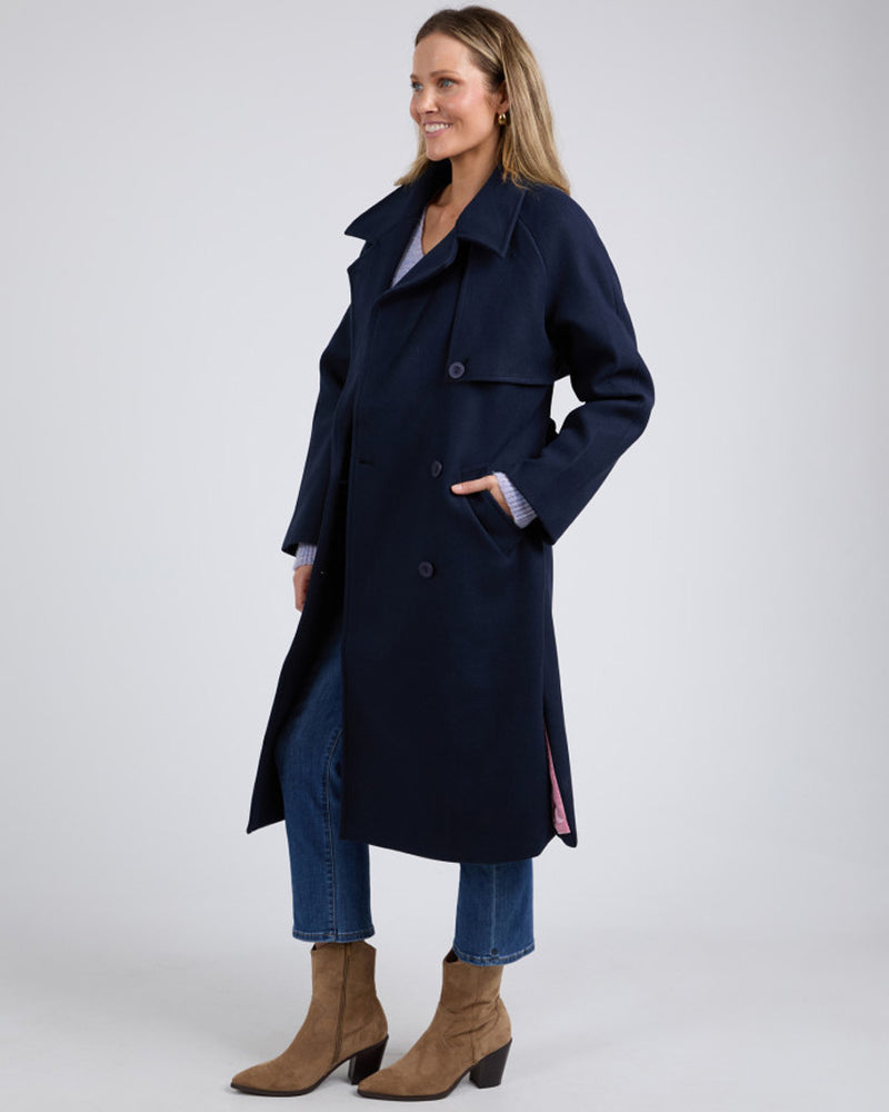 Clemence Coat Navy