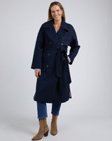 Clemence Coat Navy