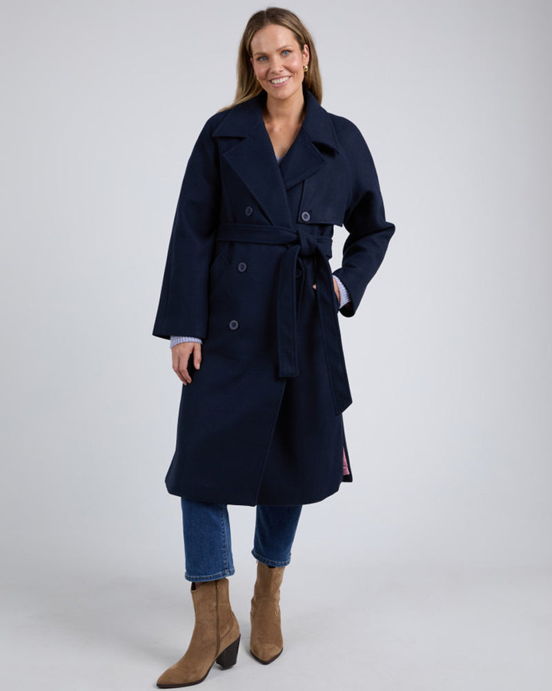Clemence Coat Navy