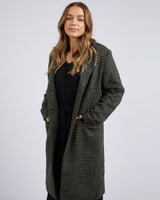 Find Clementine Coat Green - Foxwood at Bungalow Trading Co.