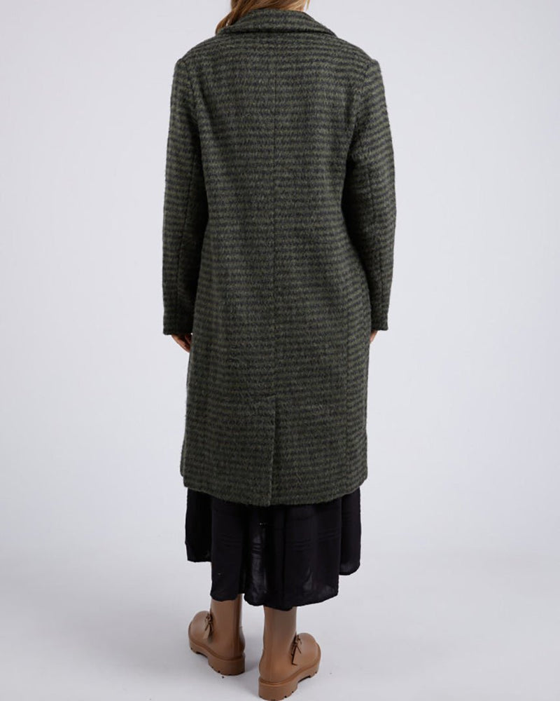 Find Clementine Coat Green - Foxwood at Bungalow Trading Co.