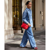 Cloud Stash Base Crossbody Cherry Red