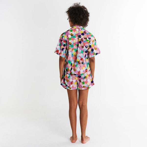 Find Confetti Pink Short Sleeve & Short Pyjamas - Kip & Co at Bungalow Trading Co.