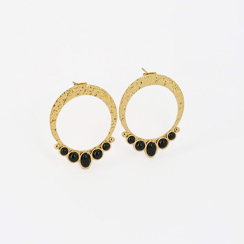 Cordelia Earrings Black