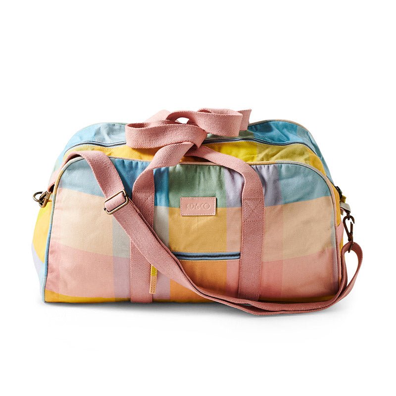 Find Corfu Tartan Duffle Bag - Kip & Co at Bungalow Trading Co.