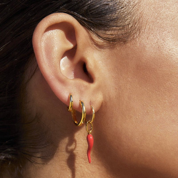 Find Cornicello Red Charm Earrings - Arms of Eve at Bungalow Trading Co.