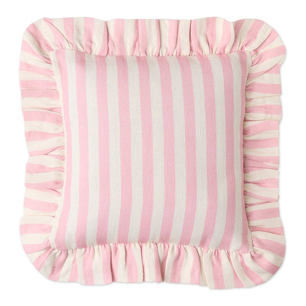 Find Cotton Candy Square Frill Cushion - Kip & Co at Bungalow Trading Co.