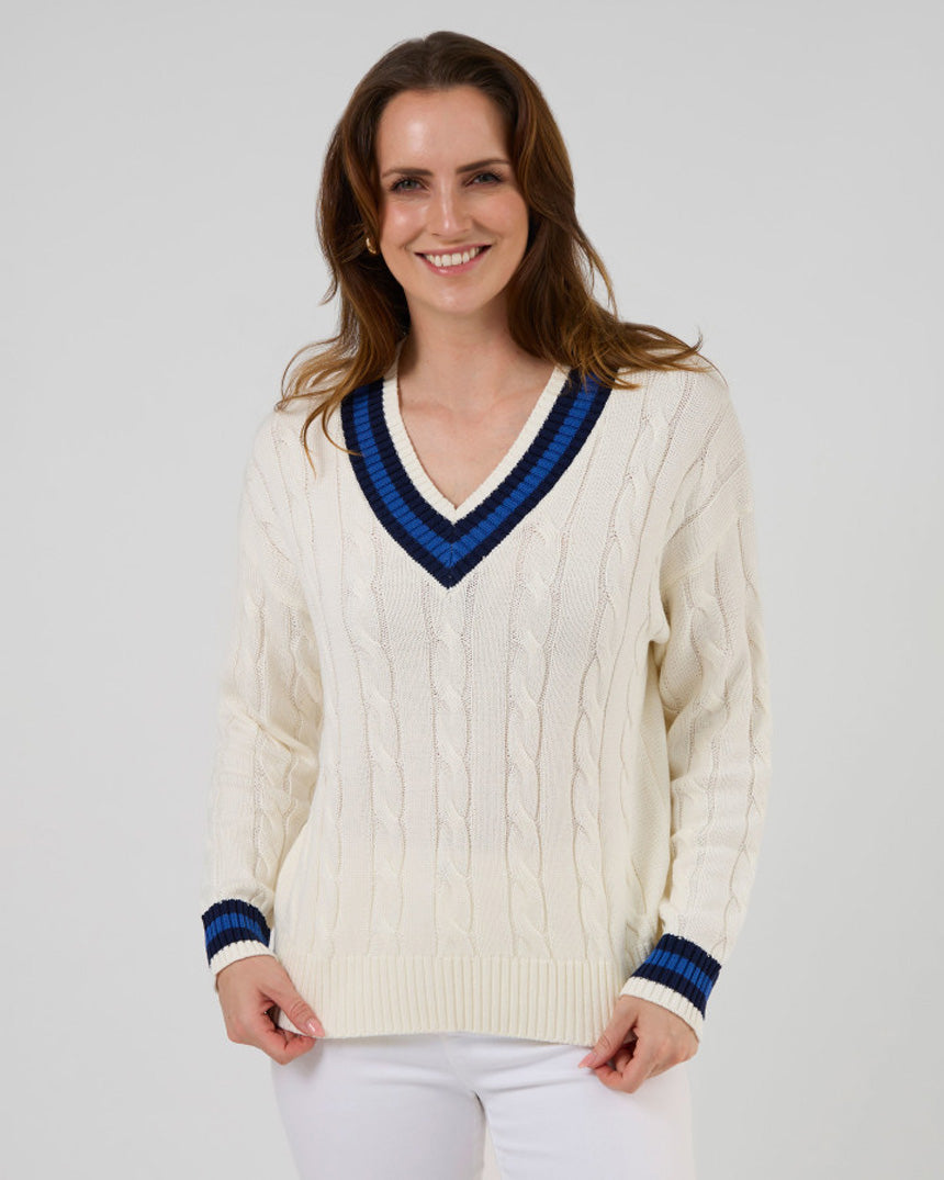 Courtside Jumper Off White