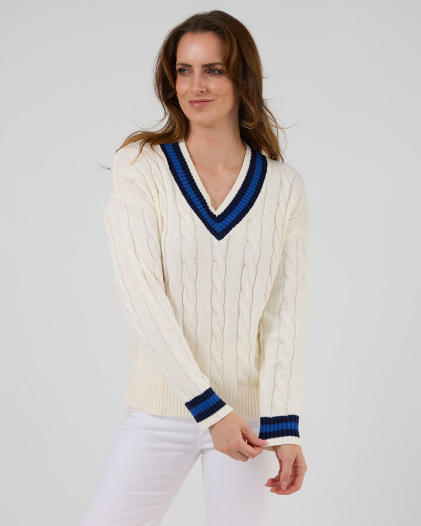 Courtside Jumper Off White