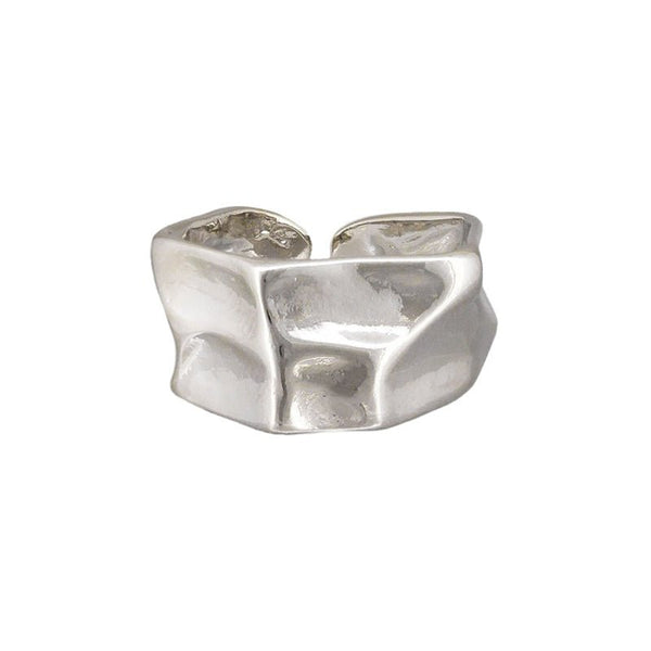 Find Crinkle Ring Silver - Tiger Tree at Bungalow Trading Co.