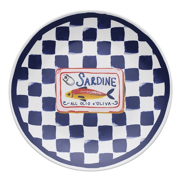 Find Cucina Round Platter Sardine - CWM at Bungalow Trading Co.