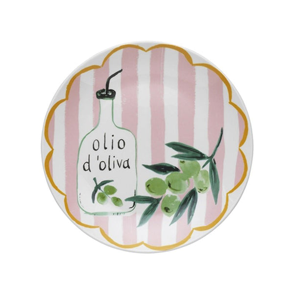 Find Cucina Side Plate Olive - CWM at Bungalow Trading Co.