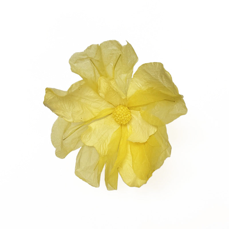 Yellow Small Moonshine Paper Flower