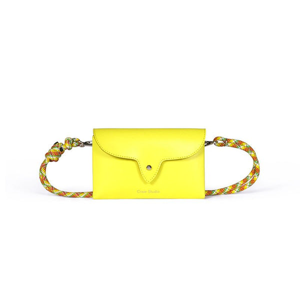 Find Daily Leather Mini Bag Jaune (Yellow) - Craie Studio at Bungalow Trading Co.