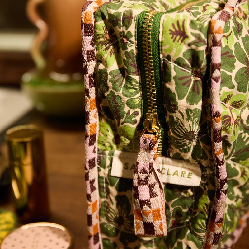 Magnolia Vanity Bag Cactus Green