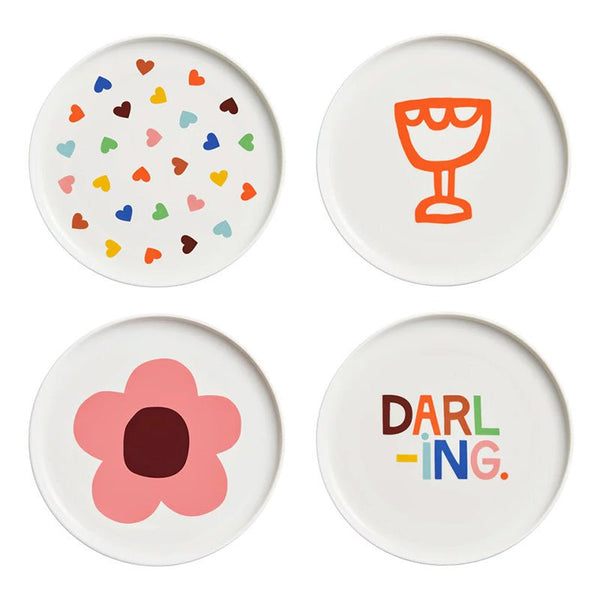 Find Darling Art Edition Plate Set - Castle at Bungalow Trading Co.