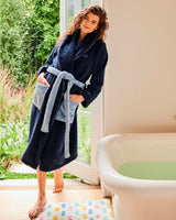 Find Deep Blue Cosy Robe - Kip & Co at Bungalow Trading Co.