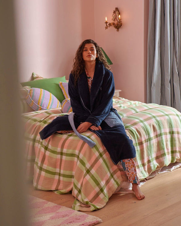 Find Deep Blue Cosy Robe - Kip & Co at Bungalow Trading Co.