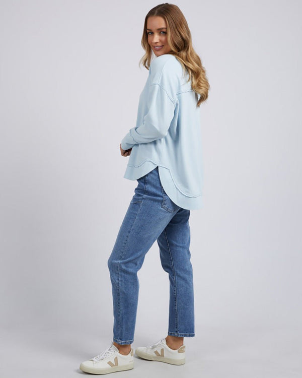 Find Delilah Crew Light Blue - Foxwood at Bungalow Trading Co.