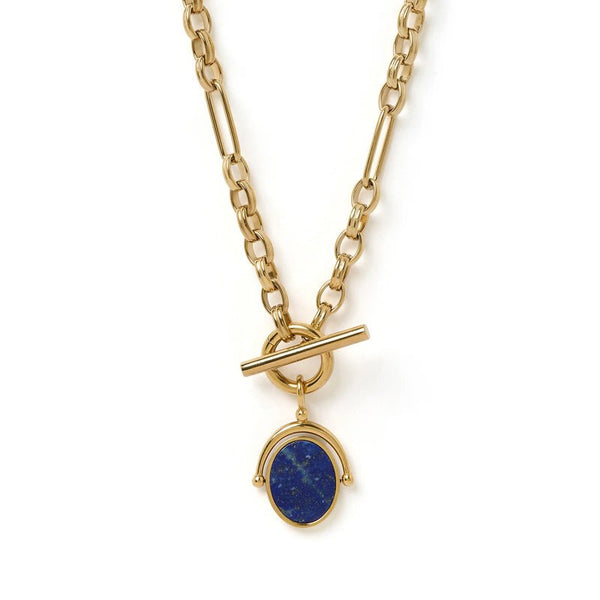 Find Delilah Spinner Necklace Lapis Lazuli - Arms of Eve at Bungalow Trading Co.