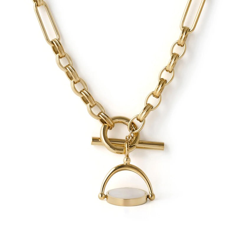 Find Delilah Spinner Necklace Lapis Lazuli - Arms of Eve at Bungalow Trading Co.