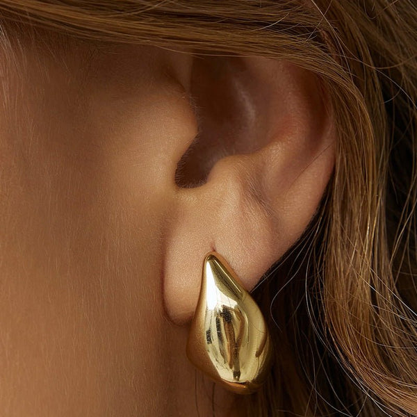 Find Delphine Gold Earrings - Arms of Eve at Bungalow Trading Co.