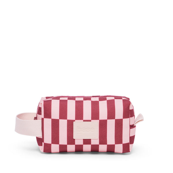 Ditty Base Burgundy/Peony Check