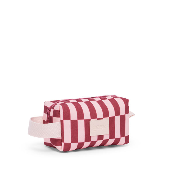 Ditty Base Burgundy/Peony Check