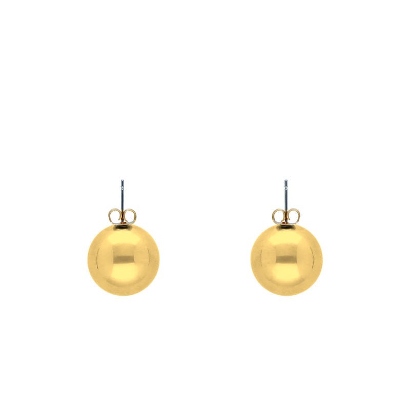 Find Dot Earrings Gold - Vanessa Baroni at Bungalow Trading Co.