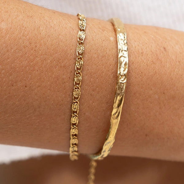 Find Dragon Gold Chain Bracelet - Arms of Eve at Bungalow Trading Co.