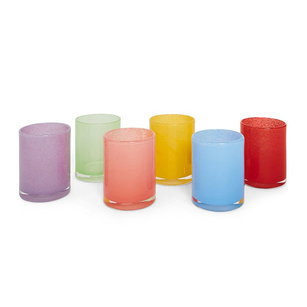 Find Dreamy Tumbler Glass Set of 6 Mixed - Kip & Co at Bungalow Trading Co.