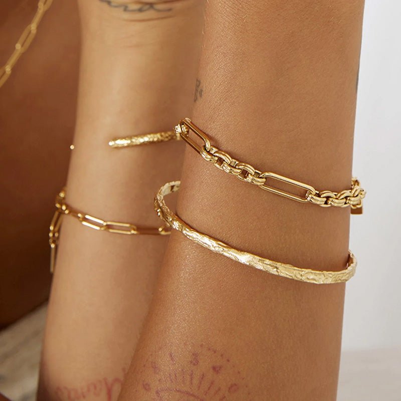 Find Duke Gold Bracelet - Arms of Eve at Bungalow Trading Co.
