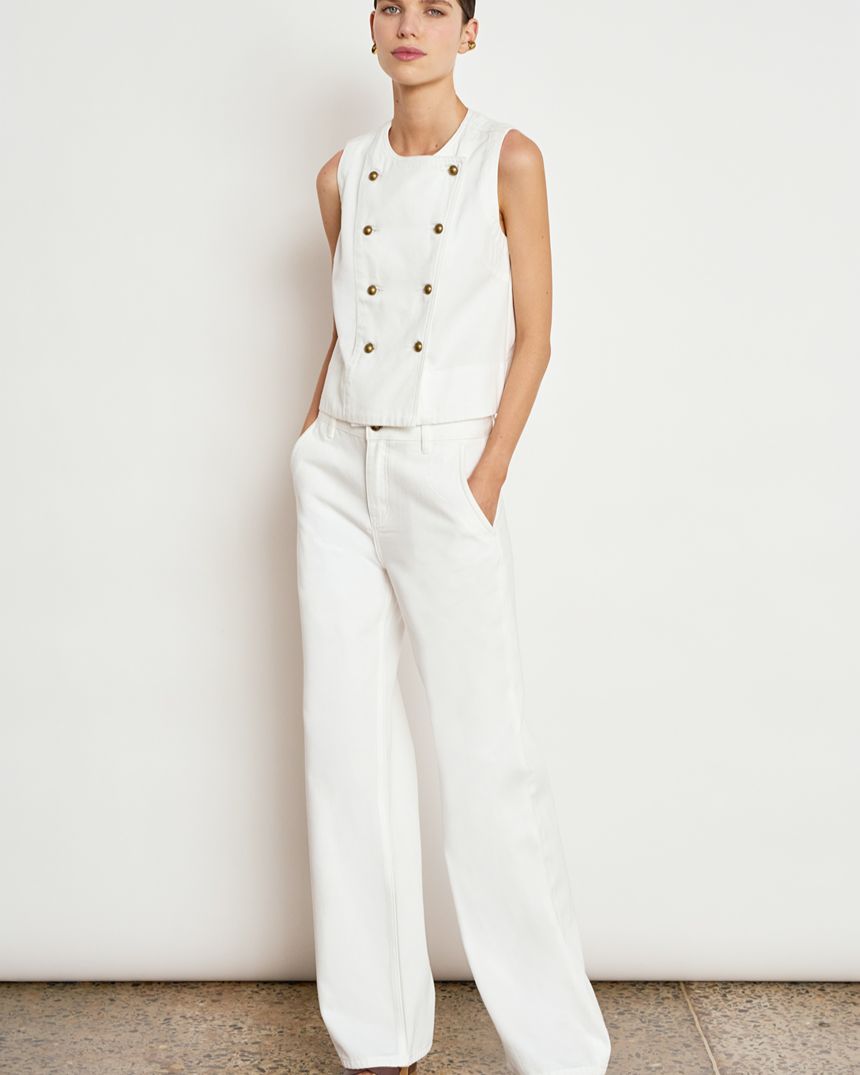 Flint Jean Elm White Denim
