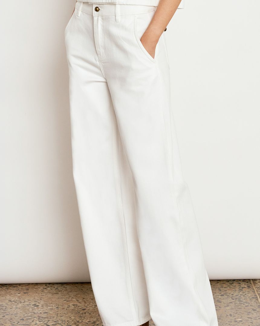 Flint Jean Elm White Denim