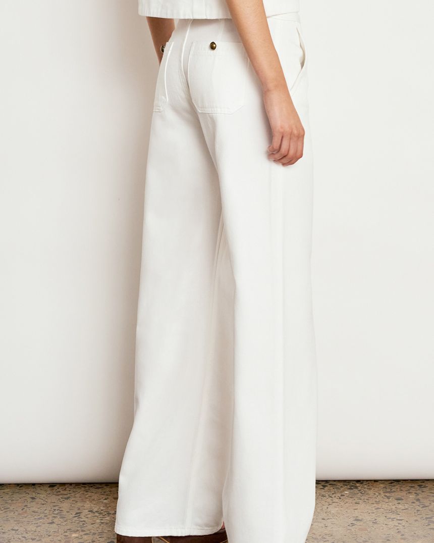 Flint Jean Elm White Denim