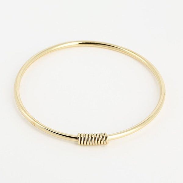 Find Eli Gold Bangle - Zag Bijoux at Bungalow Trading Co.