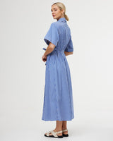 Find Emelia Dress Riviera Stripe - Kinney at Bungalow Trading Co.