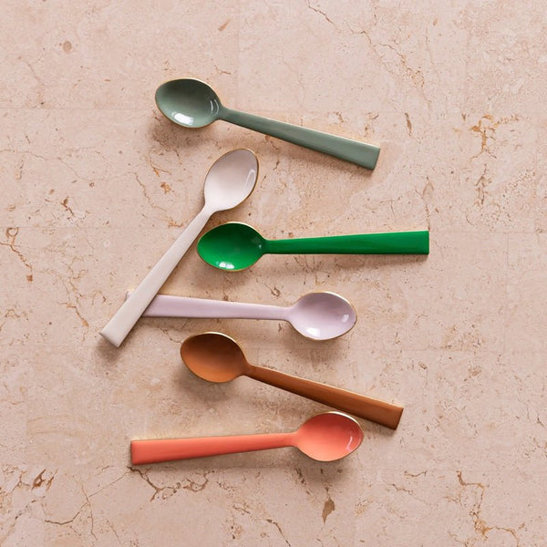 Find Enamel Teaspoon Emerald - Bonnie & Neil at Bungalow Trading Co.