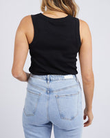 Find Esme Tank Black - Foxwood at Bungalow Trading Co.