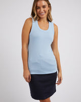 Find Esme Tank Light Blue - Foxwood at Bungalow Trading Co.