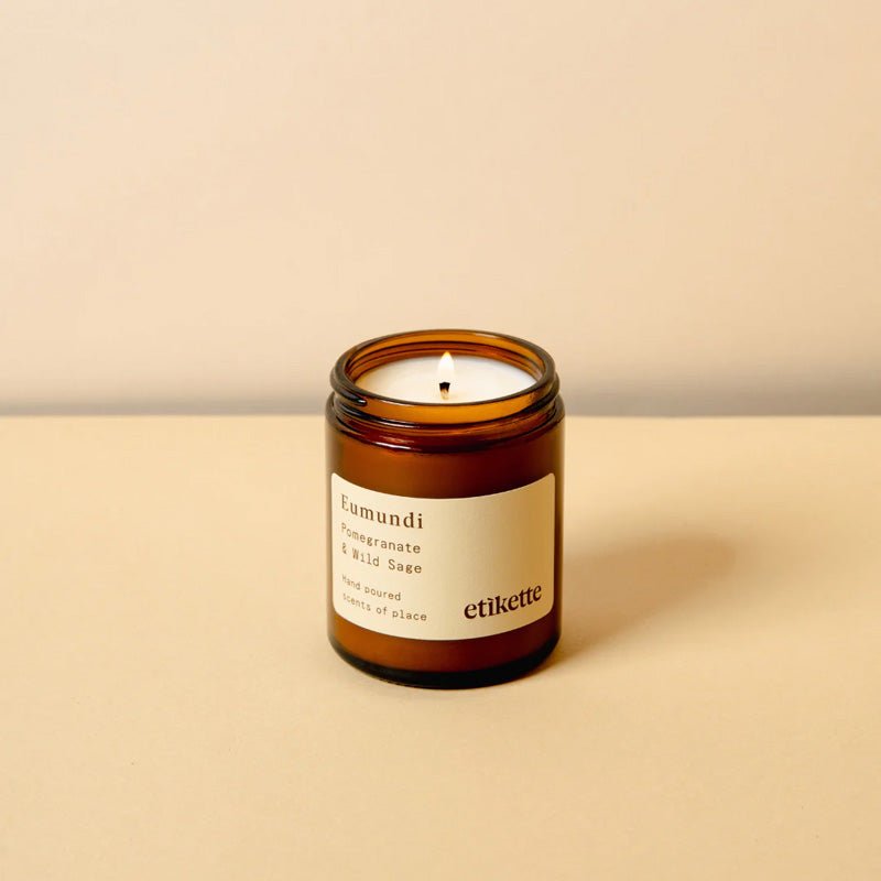 Find Eumundi 175ml Single Wick Candle - Etikette at Bungalow Trading Co.