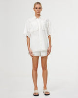 Find Evie Shirt Ivory - Kinney at Bungalow Trading Co.