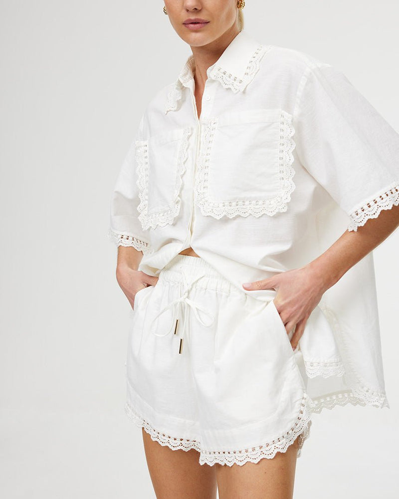 Find Evie Short Ivory - Kinney at Bungalow Trading Co.